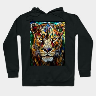 Female lion face Hoodie